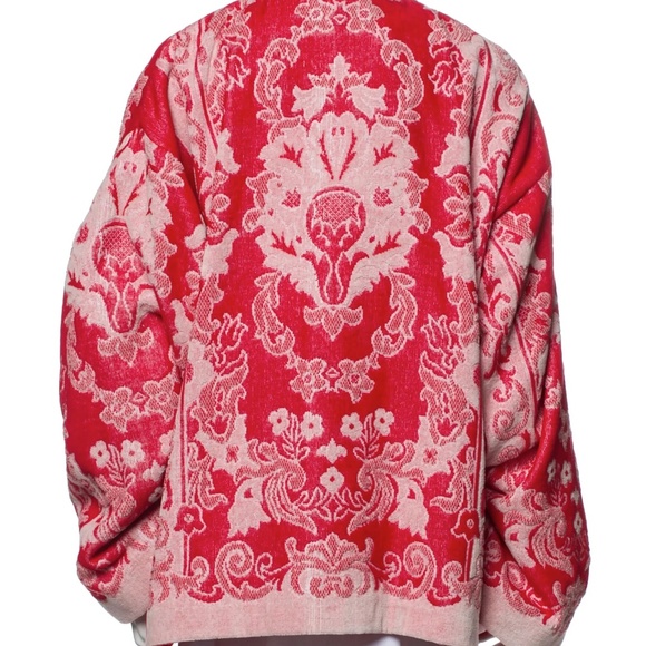 GUCCI Kimono jacket with central button.Floral fantasy. Fashion show 2019 - Picture 8 of 14